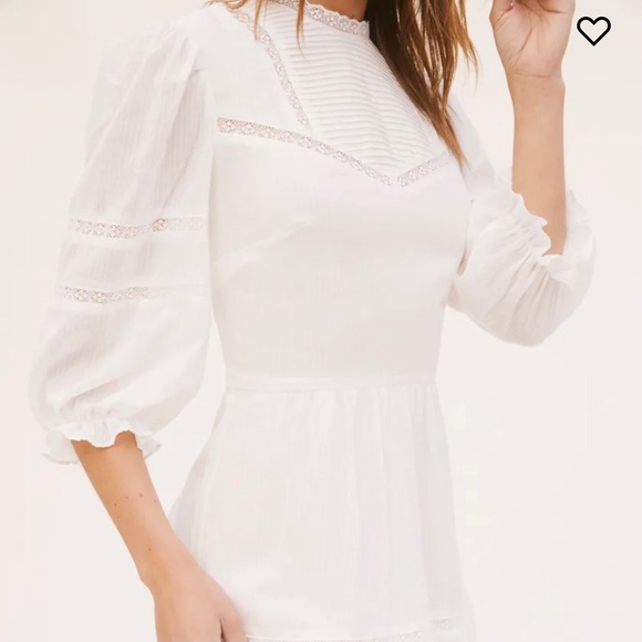 Reformation Miley White Dress Size 6 (brand new with tags) - Picture 4 of 7